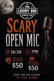 Scary Open Mic 